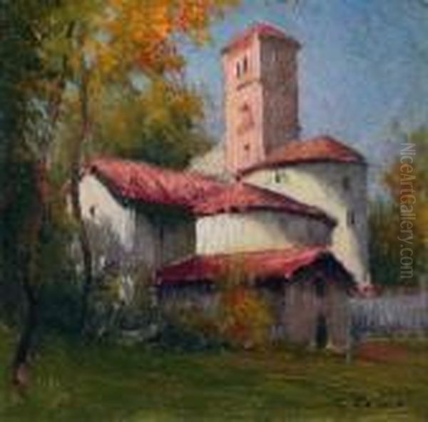 Convento Oil Painting by Giovanni Colmo