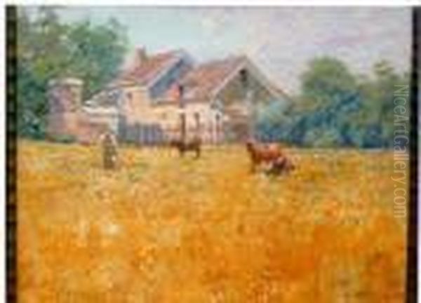 Vita In Campagna Oil Painting by Giovanni Colmo