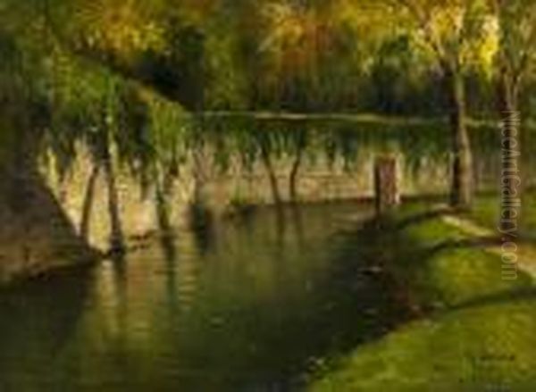 Ansa Di Fiume Oil Painting by Giovanni Colmo