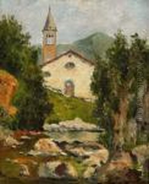 Il Campanile Oil Painting by Giovanni Colmo