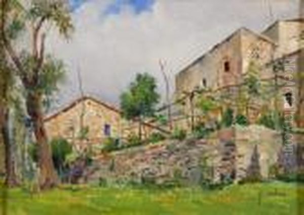 Cascine Nel Verde Oil Painting by Giovanni Colmo