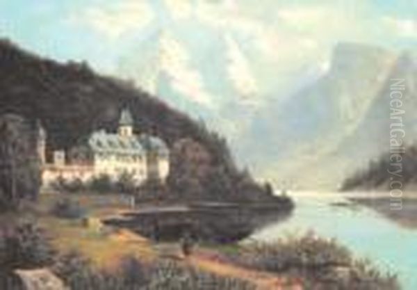 Castello Sul Lago Oil Painting by Giovanni Colmo