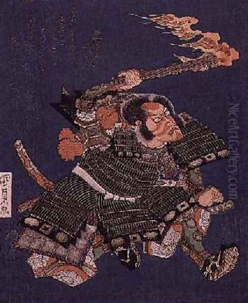 Ichikawa Danjuro VII Oil Painting by Utagawa Kunisada