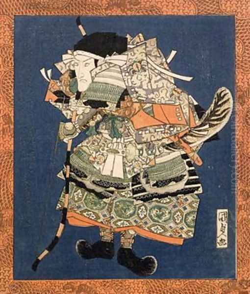 Bando Mitsugoro III Oil Painting by Utagawa Kunisada