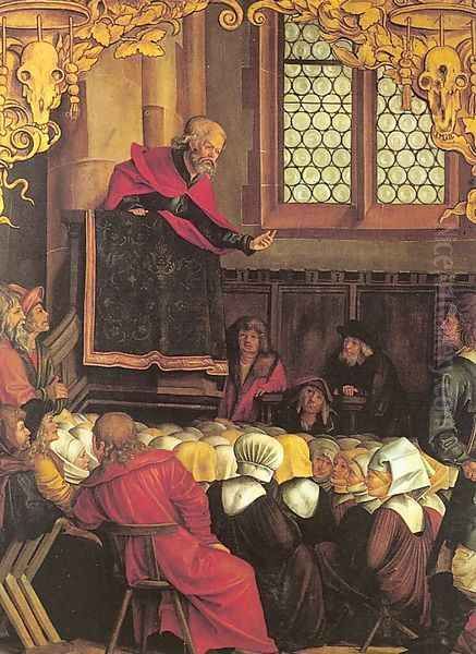 The Sermon of St. Peter 1514-16 Oil Painting by Hans Suss von Kulmbach