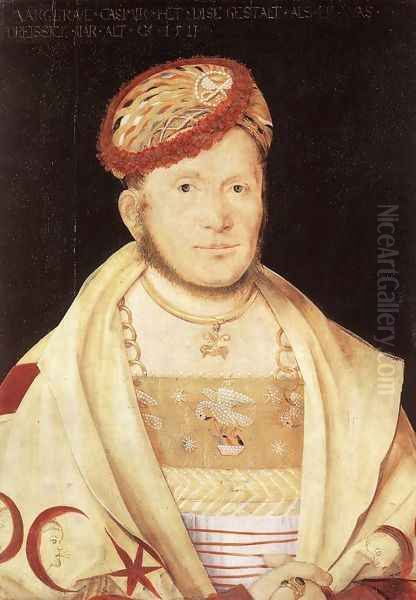 Portrait of the Margrave Casimir of Brandenburg 1511 Oil Painting by Hans Suss von Kulmbach