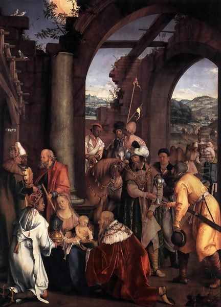 Adoration of the Magi Oil Painting by Hans Suss von Kulmbach