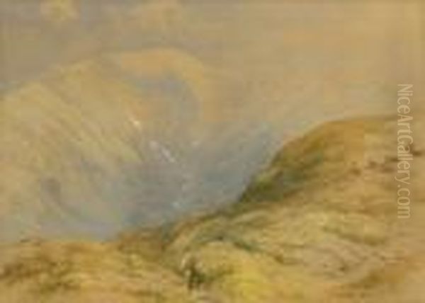 Hochgebirgslandschaft Oil Painting by Edward Theodore Compton