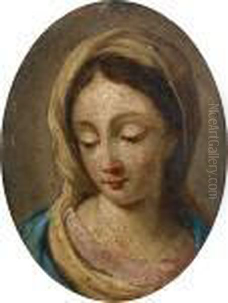 The Madonna Oil Painting by Sebastiano Conca