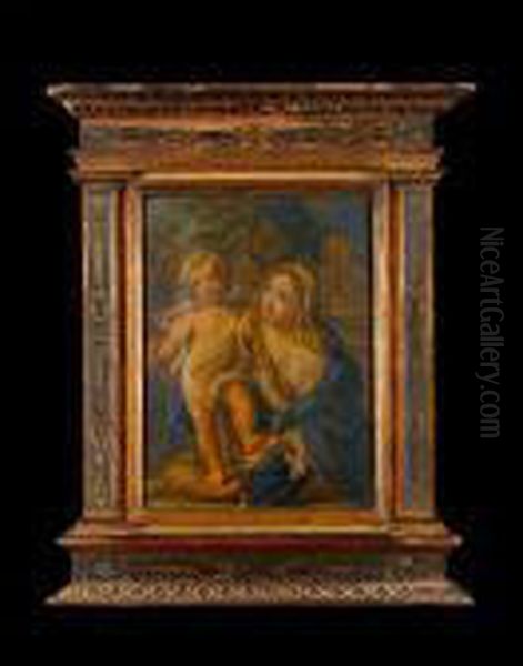 The Madonna And Child Oil Painting by Sebastiano Conca