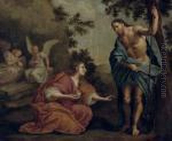 Noli Me Tangere Oil Painting by Sebastiano Conca