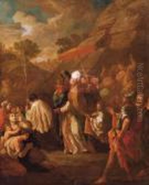 Processione Oil Painting by Sebastiano Conca