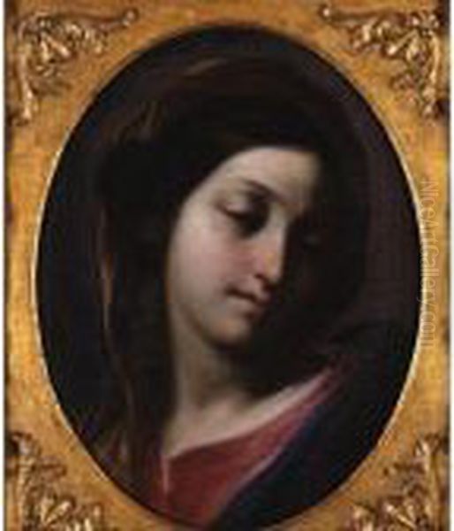 Head Of A Madonna Oil Painting by Sebastiano Conca