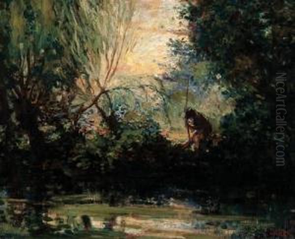 On The Ept Oil Painting by Charles Edward Conder