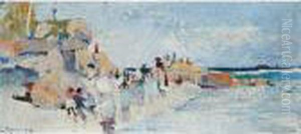 Centennial Choir At Sorrento Oil Painting by Charles Edward Conder