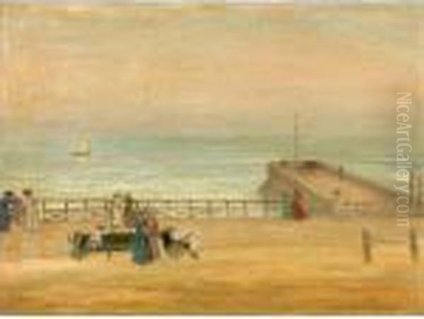 Brighton Oil Painting by Charles Edward Conder