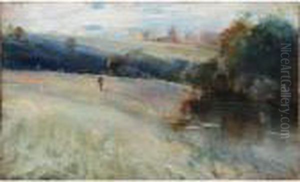 Australian Landscape Oil Painting by Charles Edward Conder