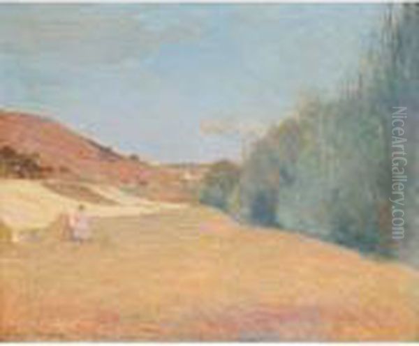 Vetheuil Oil Painting by Charles Edward Conder