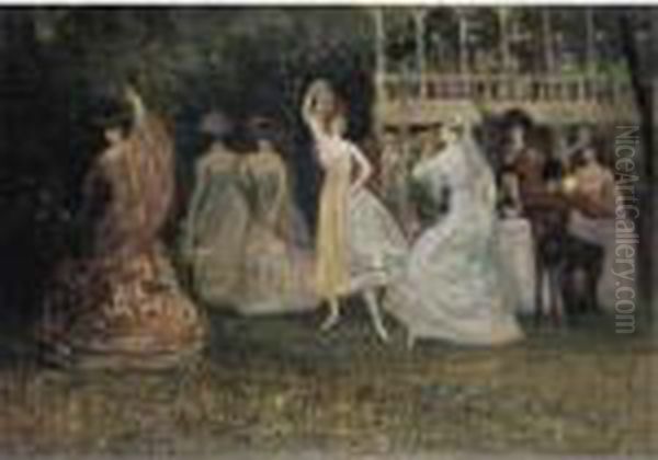 Spanish Night Oil Painting by Charles Edward Conder