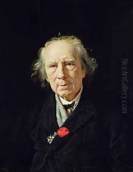 Professor Friedrich Mueller Oil Painting by Louis Kolitz