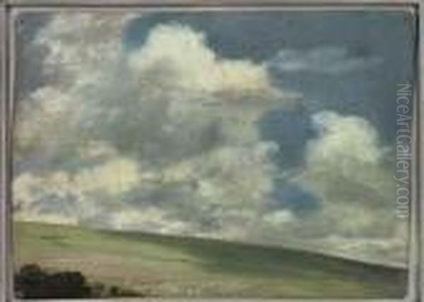 Scene On The Downs, Near Brighton Oil Painting by John Constable