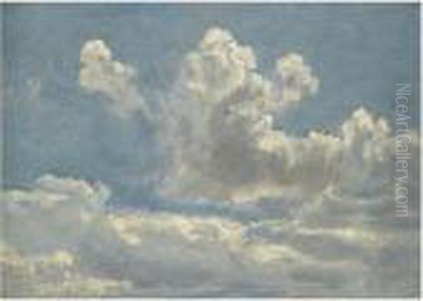 Cloud Study Oil Painting by John Constable