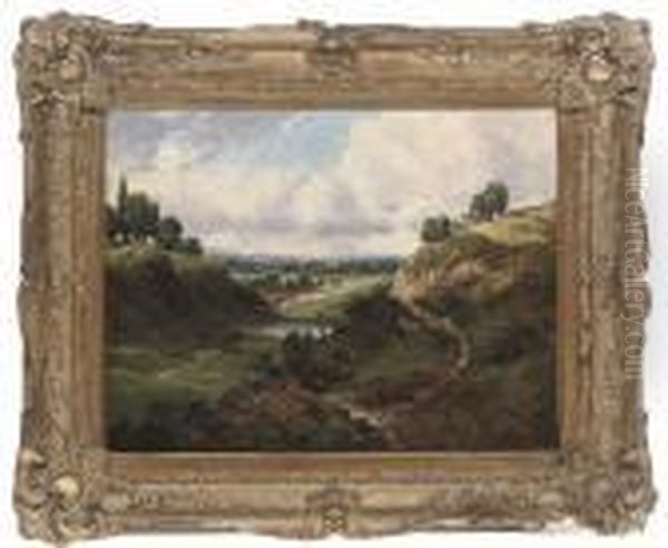 The Salt Mines, Hampstead Oil Painting by John Constable