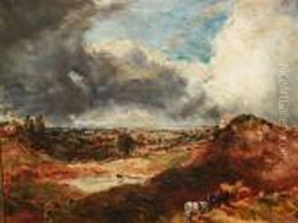 Paysage Anime Oil Painting by John Constable