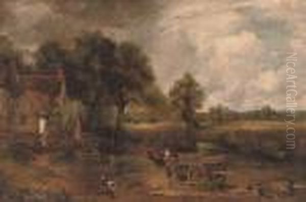 The Hay Wain Oil Painting by John Constable