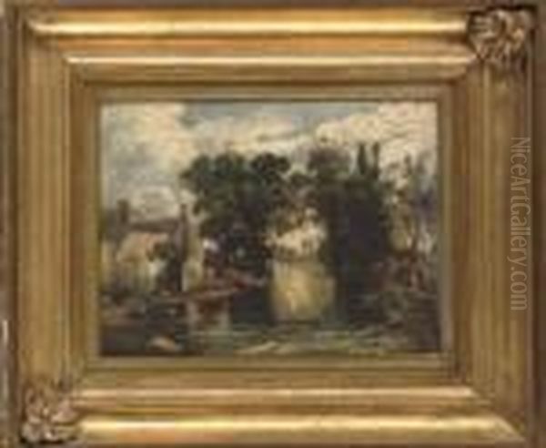 The Mill Stream Oil Painting by John Constable