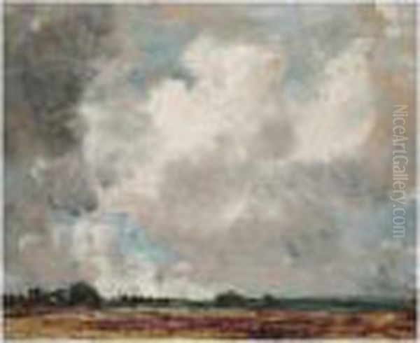 Cloud Study Oil Painting by John Constable