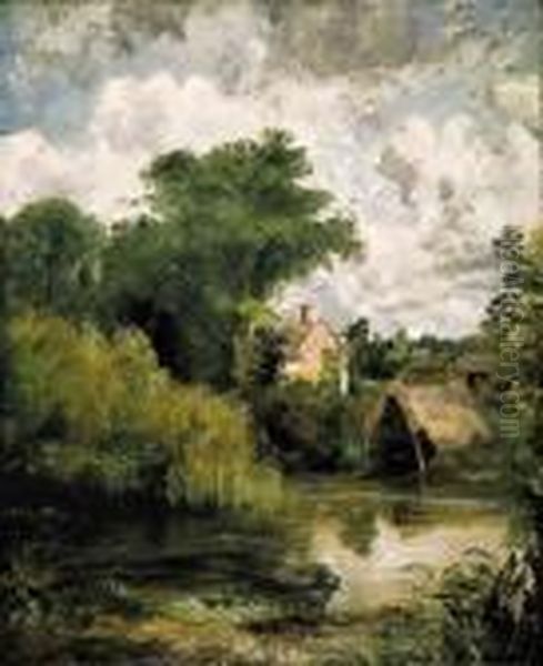 The White Horse: A Sketch Oil Painting by John Constable