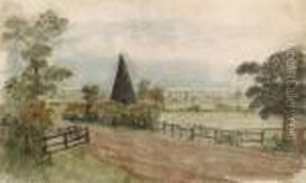 A Kiln On The Hornsey Road, London Oil Painting by John Constable