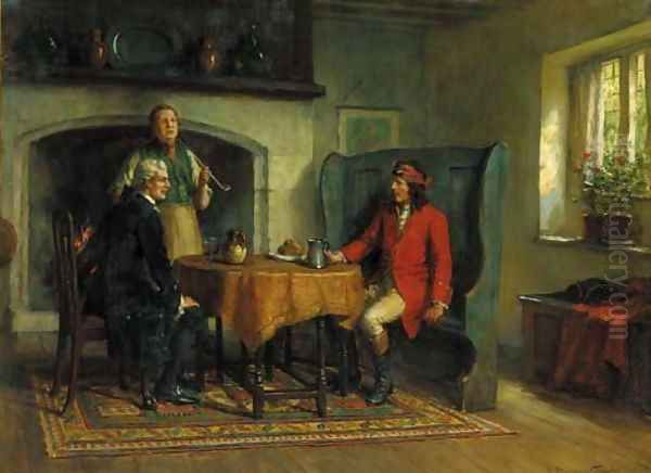 The adventurer Oil Painting by Georges Sheridan Knowles