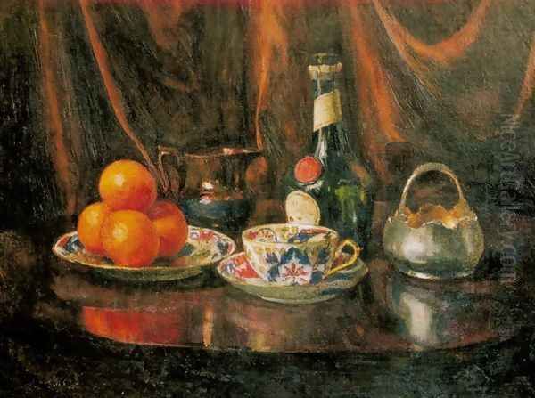 Still Life Oil Painting by Marian Stefan Kulesza