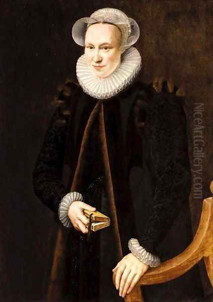 Portrait of a Lady 2 Oil Painting by Willem Adriaensz Key