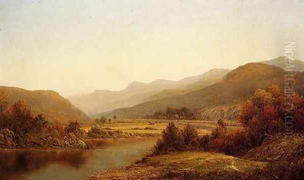 Early Autumn Oil Painting by Charles Wilson Knapp