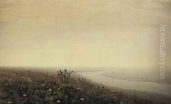 Dnepr in the morning 1881 Oil Painting by Arkhip Ivanovich Kuindzhi