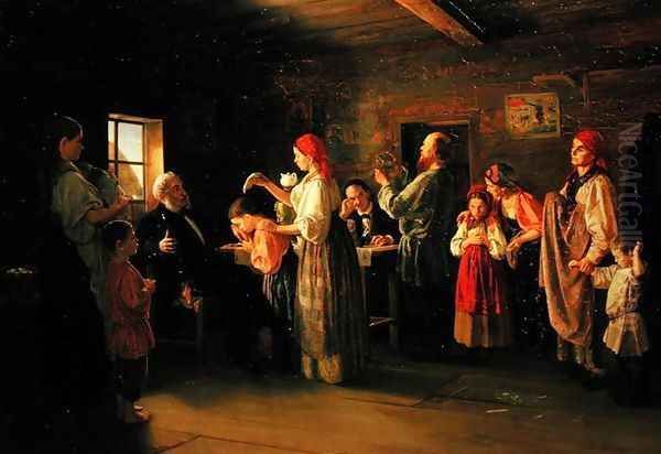 Inspection of a Childrens Home by Vasili Efimovich Kallistov