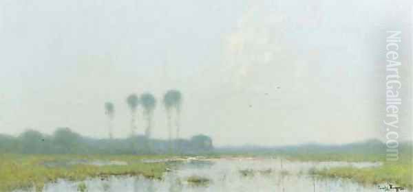 Wetlands Oil Painting by Cornelis Kuypers