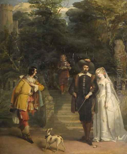 The Introduction Oil Painting by William Knight Keeling