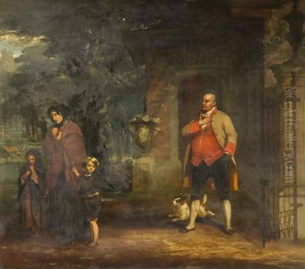 Rejected Appeal Oil Painting by William Knight Keeling