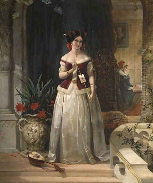 Loves Messenger Oil Painting by William Knight Keeling