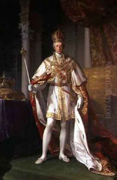 Emperor Franz II of Austria Oil Painting by Leopold Kupelwieser