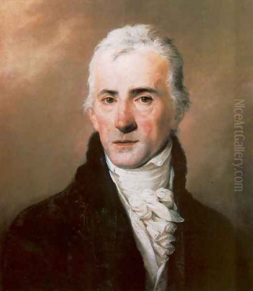 Portrait of Ferenc Kazinczy 1808 Oil Painting by Joseph Kreutzinger