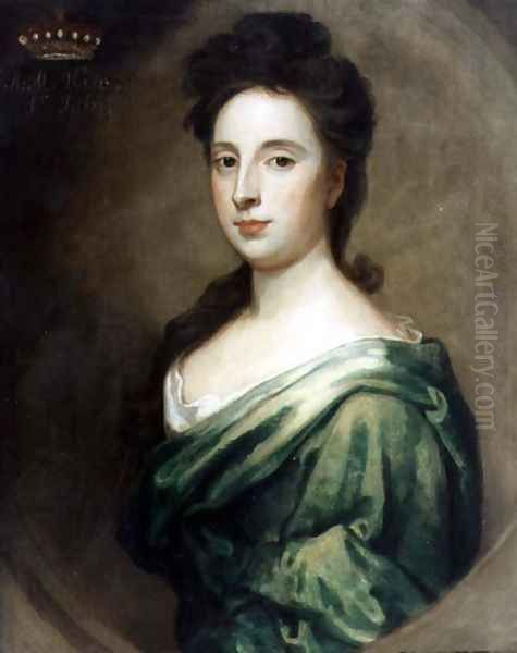 Portrait of Angelina Magdalena 1666-1736 2 Oil Painting by Sir Godfrey Kneller