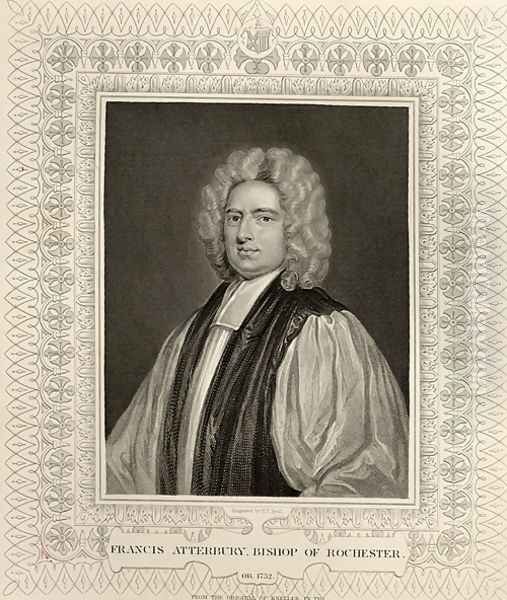 Francis Atterbury Bishop of Rochester Oil Painting by Sir Godfrey Kneller