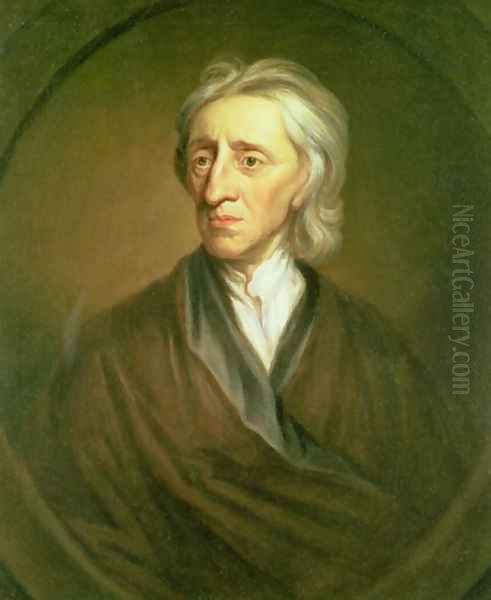 Portrait of John Locke 1632-1704 2 Oil Painting by Sir Godfrey Kneller