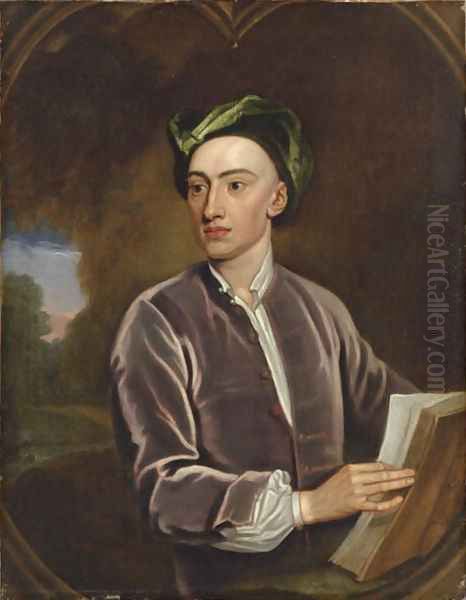 Portrait of Alexander Pope Oil Painting by Sir Godfrey Kneller