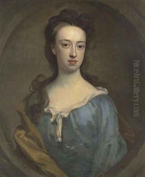 Portrait Of Mary Cholmley (1667-1748), Wife Of Nathaniel Chomley Oil Painting by Sir Godfrey Kneller